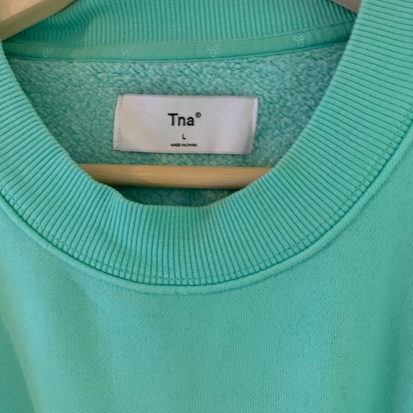 Aritzia TNA cropped oversized sweatshirt. Size large. - Picture 2 of 4